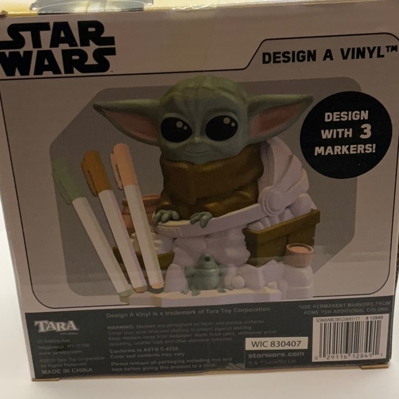 Star Wars The Mandolorian The Child Disney  Design a Vinyl Color Baby Yoda - Picture 2 of 2